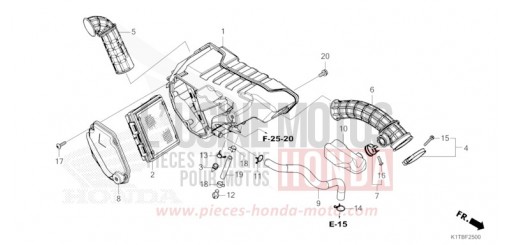 FILTRE A AIR CRF300LAS de 2025